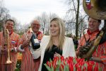 Lisse 9 april 2016
Doop van tulip Estavana Polman in de keukenhof. Estavana is de nieuwe vriendin van Rafael v d Vaart. Haar ouders zijn ook aanwezig.
