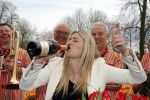 Lisse 9 april 2016
Doop van tulip Estavana Polman in de keukenhof. Estavana is de nieuwe vriendin van Rafael v d Vaart. Haar ouders zijn ook aanwezig.