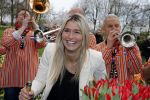 Lisse 9 april 2016
Doop van tulip Estavana Polman in de keukenhof. Estavana is de nieuwe vriendin van Rafael v d Vaart. Haar ouders zijn ook aanwezig.