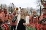 Lisse 9 april 2016
Doop van tulip Estavana Polman in de keukenhof. Estavana is de nieuwe vriendin van Rafael v d Vaart. Haar ouders zijn ook aanwezig.