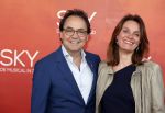 Amsterdam  3 april 2016
Premiere musical Sky in het Amsterdam theater.
Fred Boot met vrouw