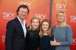 Amsterdam  3 april 2016
Premiere musical Sky in het Amsterdam theater.
Frits Sissing met vrouw en kinderen