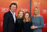 Amsterdam  3 april 2016
Premiere musical Sky in het Amsterdam theater.
Frits Sissing met vrouw en kinderen