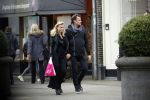 Amsterdam 21 maart 2016 
Gigi Ravelli met haar vriend Roger Hodenius op de cornelis schuytstraat
