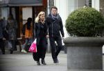 Amsterdam 21 maart 2016 
Gigi Ravelli met haar vriend Roger Hodenius op de cornelis schuytstraat