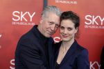 Amsterdam  3 april 2016
Premiere musical Sky in het Amsterdam theater. Hajo Bruins met vriendin