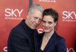 Amsterdam  3 april 2016
Premiere musical Sky in het Amsterdam theater. Hajo Bruins met vriendin