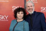 Amsterdam  3 april 2016
Premiere musical Sky in het Amsterdam theater.
Henriette Tol met man Rob Snoek