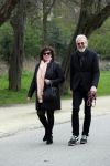 Amsterdam 9 april 2016 
Henriette Tol met haar man in het vondelpark.