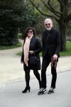 Amsterdam 9 april 2016 
Henriette Tol met haar man in het vondelpark.
