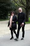 Amsterdam 9 april 2016 
Henriette Tol met haar man in het vondelpark.