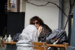 Amsterdam 31 maart 2016  
Henriette Tol op terras.
