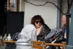 Amsterdam 31 maart 2016  
Henriette Tol op terras.