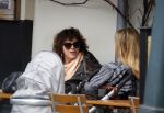 Amsterdam 31 maart 2016  
Henriette Tol op terras.