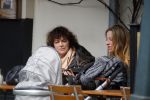 Amsterdam 31 maart 2016  
Henriette Tol op terras.