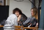 Amsterdam 31 maart 2016  
Henriette Tol op terras.