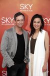 Amsterdam  3 april 2016
Premiere musical Sky in het Amsterdam theater.
Holly Brood met een vriend