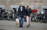 Amsterdam 14 maart 2016 
Jaap Jongbloed met zijn nieuwe vriendin Paola Goldsteen.