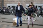 Amsterdam 14 maart 2016 
Jaap Jongbloed met zijn nieuwe vriendin Paola Goldsteen.
