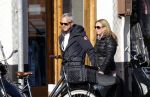Amsterdam 14 maart 2016 
Jaap Jongbloed met zijn nieuwe vriendin Paola Goldsteen.