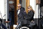 Amsterdam 14 maart 2016 
Jaap Jongbloed met zijn nieuwe vriendin Paola Goldsteen.