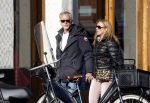 Amsterdam 14 maart 2016 
Jaap Jongbloed met zijn nieuwe vriendin Paola Goldsteen.