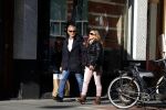 Amsterdam 14 maart 2016 
Jaap Jongbloed met zijn nieuwe vriendin Paola Goldsteen.