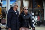 Amsterdam 14 maart 2016 
Jaap Jongbloed met zijn nieuwe vriendin Paola Goldsteen.