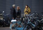 Amsterdam 14 maart 2016 
Jaap Jongbloed met zijn nieuwe vriendin Paola Goldsteen.