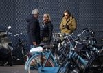 Amsterdam 14 maart 2016 
Jaap Jongbloed met zijn nieuwe vriendin Paola Goldsteen.