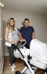 Hilversum 14 april 2016
Jaap Reesema en zijn zwangere vriendin Kim Kotter in de babykamer.