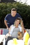 Hilversum 14 april 2016
Jaap Reesema en zijn zwangere vriendin Kim Kotter in de babykamer.
