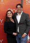 Amsterdam  3 april 2016
Premiere musical Sky in het Amsterdam theater.
Jean Luc Zeguers met vrouw