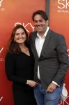 Amsterdam  3 april 2016
Premiere musical Sky in het Amsterdam theater.
Jean Luc Zeguers met vrouw