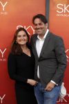 Amsterdam  3 april 2016
Premiere musical Sky in het Amsterdam theater.
Jean Luc Zeguers met vrouw