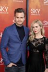 Amsterdam  3 april 2016
Premiere musical Sky in het Amsterdam theater.
Jim bakkum met Bettina Holwerda