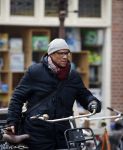 Amsterdam 11 maart 2016
Jimmy Geduld bellend op straat.
