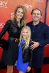 Amsterdam  3 april 2016
Premiere musical Sky in het Amsterdam theater.
Kelly Weekers met Day en John Ewbank
