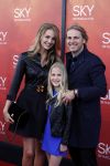 Amsterdam  3 april 2016
Premiere musical Sky in het Amsterdam theater.
Kelly Weekers met Day en John Ewbank