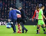 Eindhoven, 20 Maart 2016 Kompetitiewedstrijd PSV-AJAX, eindstand 0-2
Jurgen Locadia geblesseerd