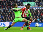 Eindhoven, 20 Maart 2016 Kompetitiewedstrijd PSV-AJAX, eindstand 0-2
Jurgen Locadia  in duel met Mitchell Dijks