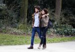 Amsterdam 2 april 2016
Katja Schuurman en haar vriend Freek v Noortwijk in het vondelpark.