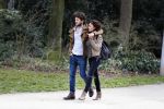 Amsterdam 2 april 2016
Katja Schuurman en haar vriend Freek v Noortwijk in het vondelpark.