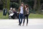 Amsterdam 2 april 2016
Katja Schuurman en haar vriend Freek v Noortwijk in het vondelpark.