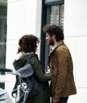 Amsterdam 16 april 2016
Katja Schuurman en Freek v Noordwijk verlaten zijn huis in amsterdam.
