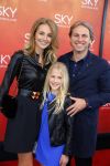 Amsterdam  3 april 2016
Premiere musical Sky in het Amsterdam theater.
Kelly Weekers met Day en John Ewbank