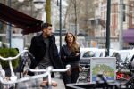 Amsterdam 22 maart 2016 
Kevin Strootman met zijn vriendin Thara Pols op de cornelis schuytstraat