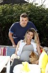 Hilversum 14 april 2016
Jaap Reesema en zijn zwangere vriendin Kim Kotter in de babykamer.