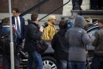 Amsterdam 30 maart 2016
DE Koning van Marokko vertrekt vanuit het Wasldorf Astoriua hotel. Directeur Roberto Payer (directeur Waldorf Astoria) zwaait hem uit. Buiten staan 1000 marokaanen/ fans om hem aan te moedigen.