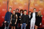 Amsterdam  3 april 2016
Premiere musical Sky in het Amsterdam theater.
Marco Borsato met zijn vrouw Leontine en kinderen Luca Senna en Jada